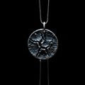 Soil necklace dark spotlight shot